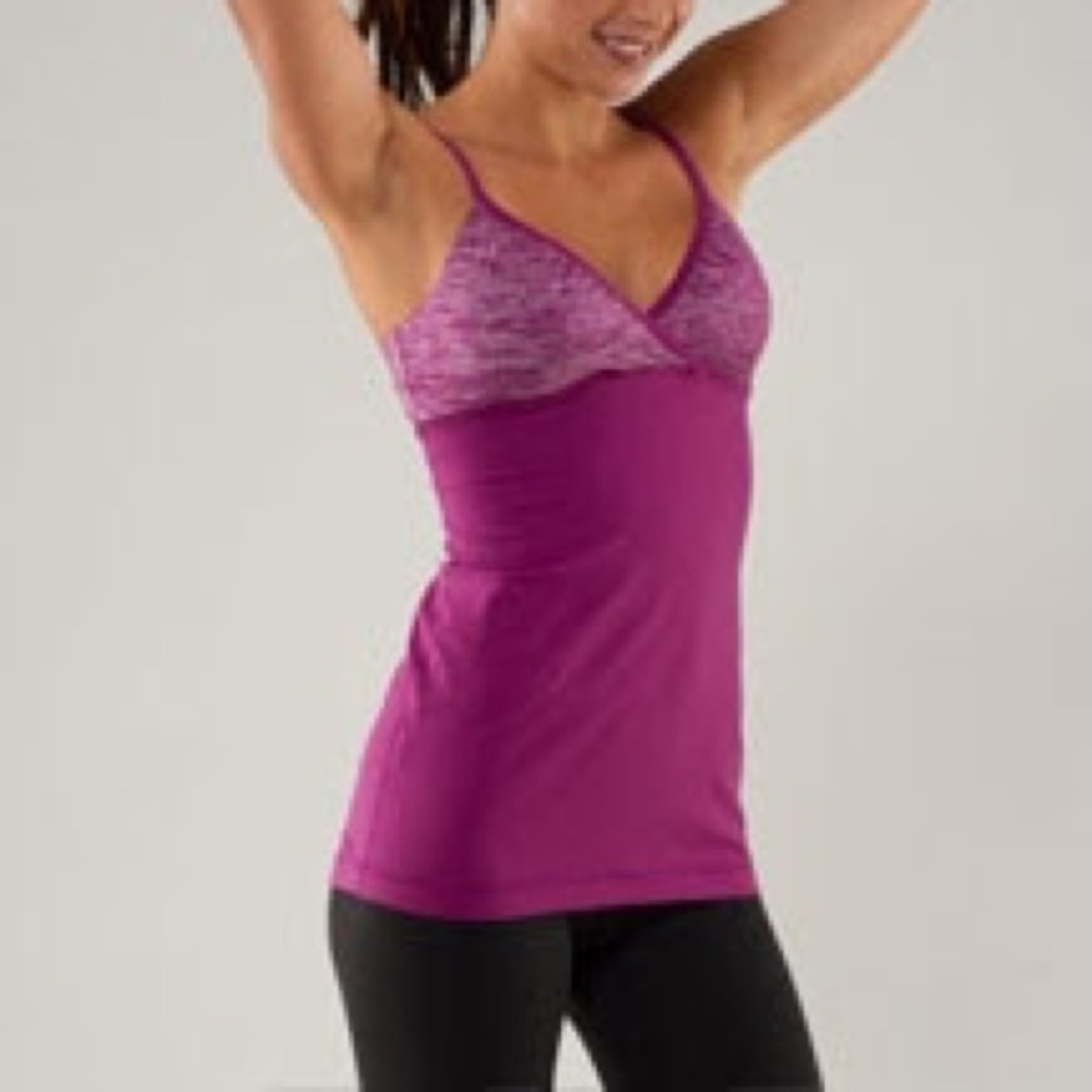Purple Lululemon Embrace Tank Top